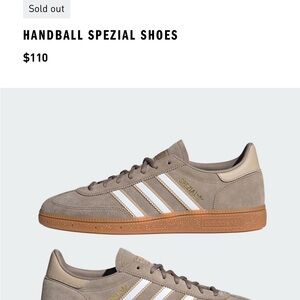 Adidas Handball Spezial Sneakers - Taupe and White